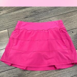 lululemon athletica Bright Pink Performance Skort